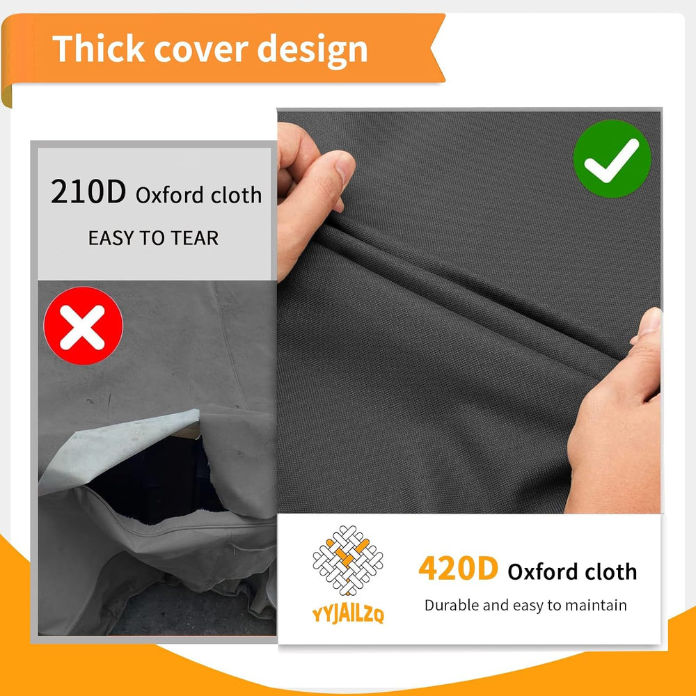 2-Person Outdoor Glider Bench Cover Waterproof,Double Patio Gliders Rocking C...