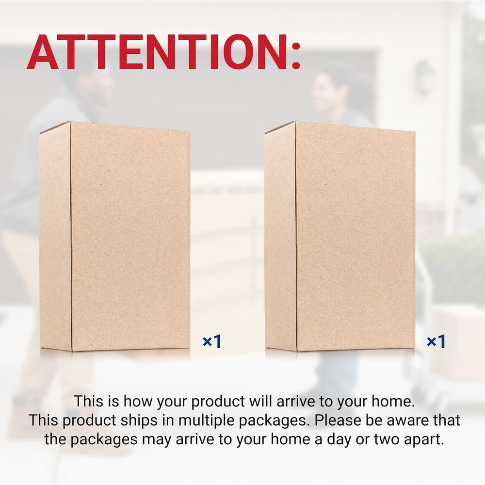 FLEXIMOUNTS 4-Pack 2x6ft Garage Wall Shelving with 8 Hooks, 1200lbs, Black