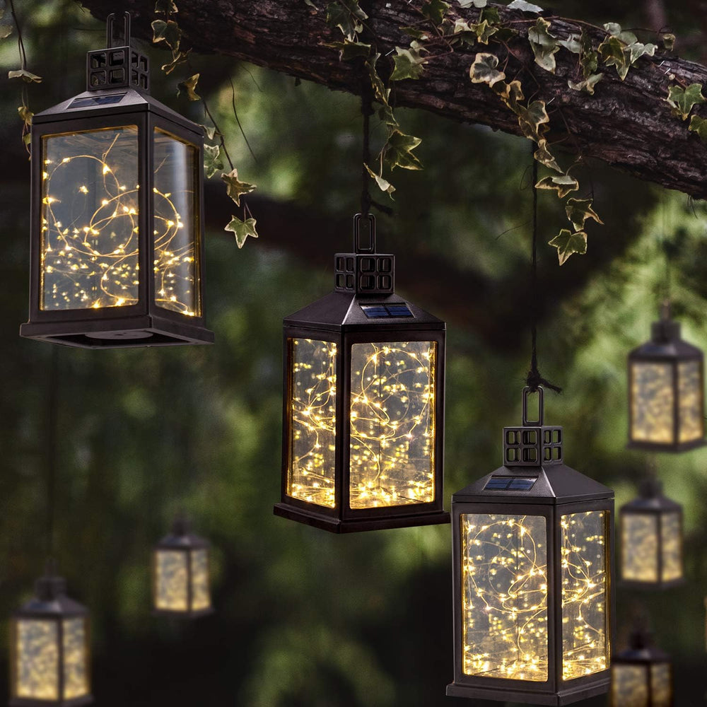 Solar Lantern Lights Outdoor SUNWIND Waterproof Solar Table Lamp Hanging Ligh...