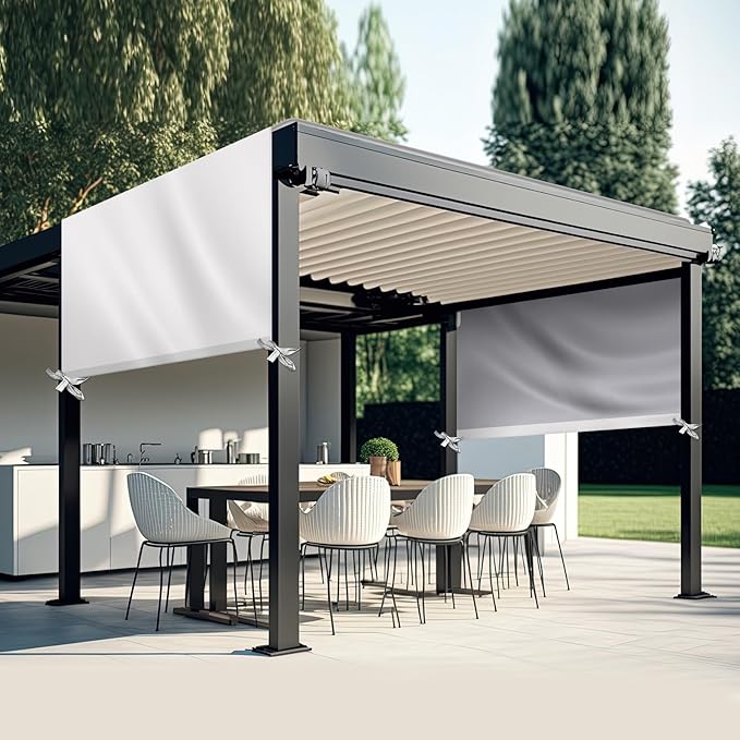 Universal Pergola Replacement Canopy Outdoor Canopy Shade Cover Waterproof Sh...