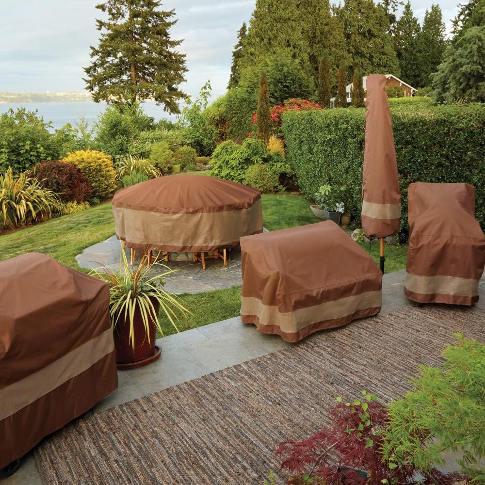 DUCKCOVERS Ultimate Waterproof 104 Inch Patio Left-Facing Sectional Lounge Se...