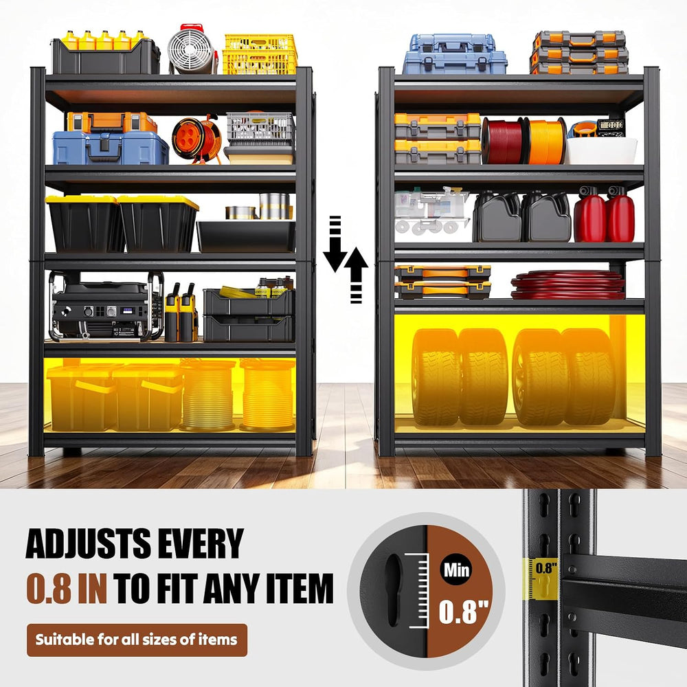 Garage shelving,Adjustable Storage Shelves,MDF 71.2''H*31.5''...