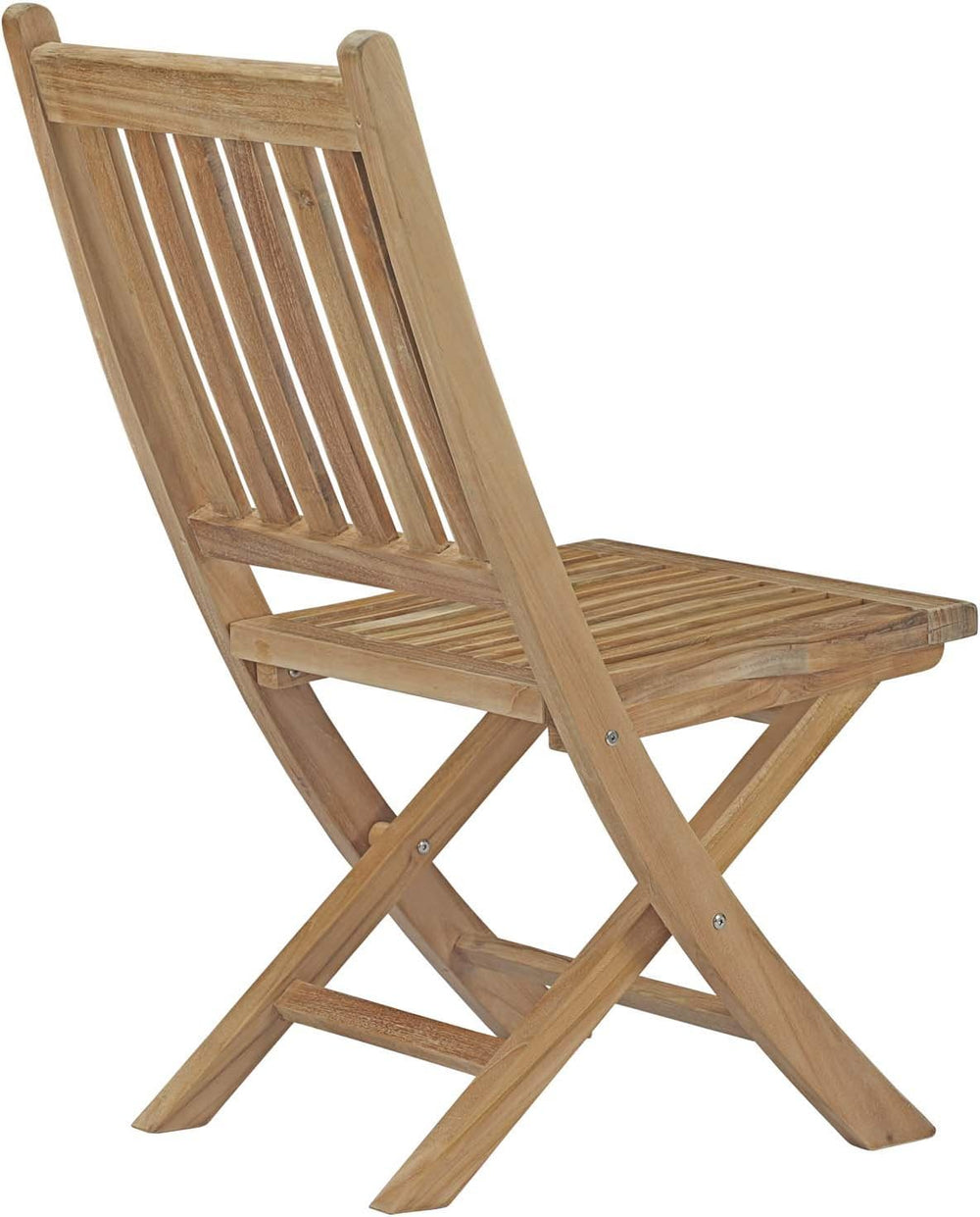 Modway EEI-2702-NAT Marina Premium Grade A Teak Wood Outdoor Patio Folding Ch...