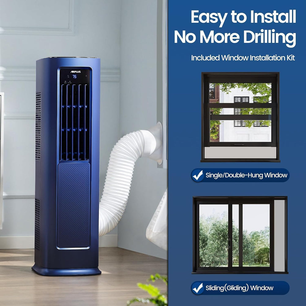 AIRPLUS Smart Portable Air Conditioner, 12,000 BTU Cooling/Heating Air Condit...