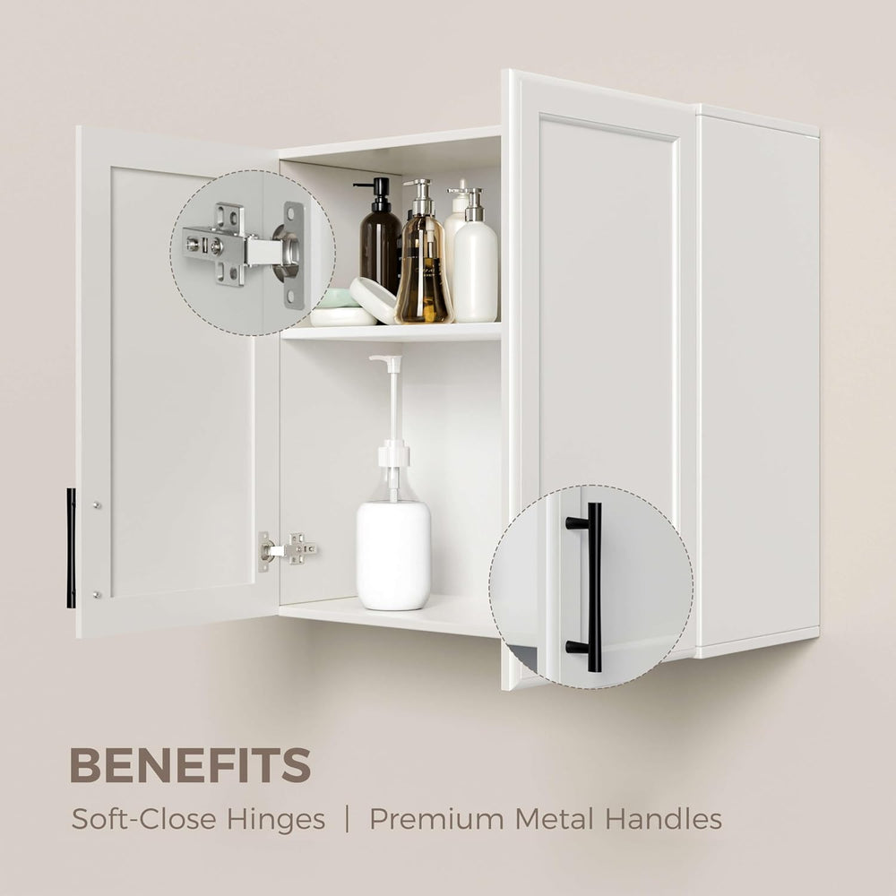48" W Wall Cabinets for Laundry Room with Adjustable Shelf
