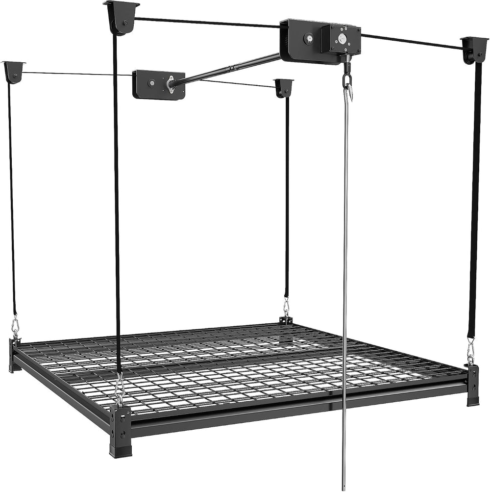 TORACK Ceiling Storage Rack, 48" x 48" Overhead Garage Storage Shelf