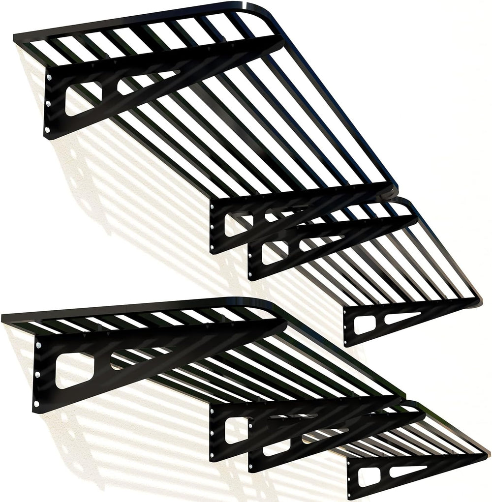 4-Pack 2x4 ft Large Garage Wall Shelving Garage Shelving Wall Mounted, Garage...