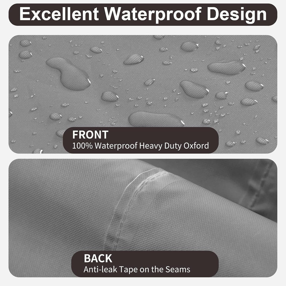 PureFit Outdoor Chair Covers Waterproof 2 Pack Patio Furniture Seat Covers