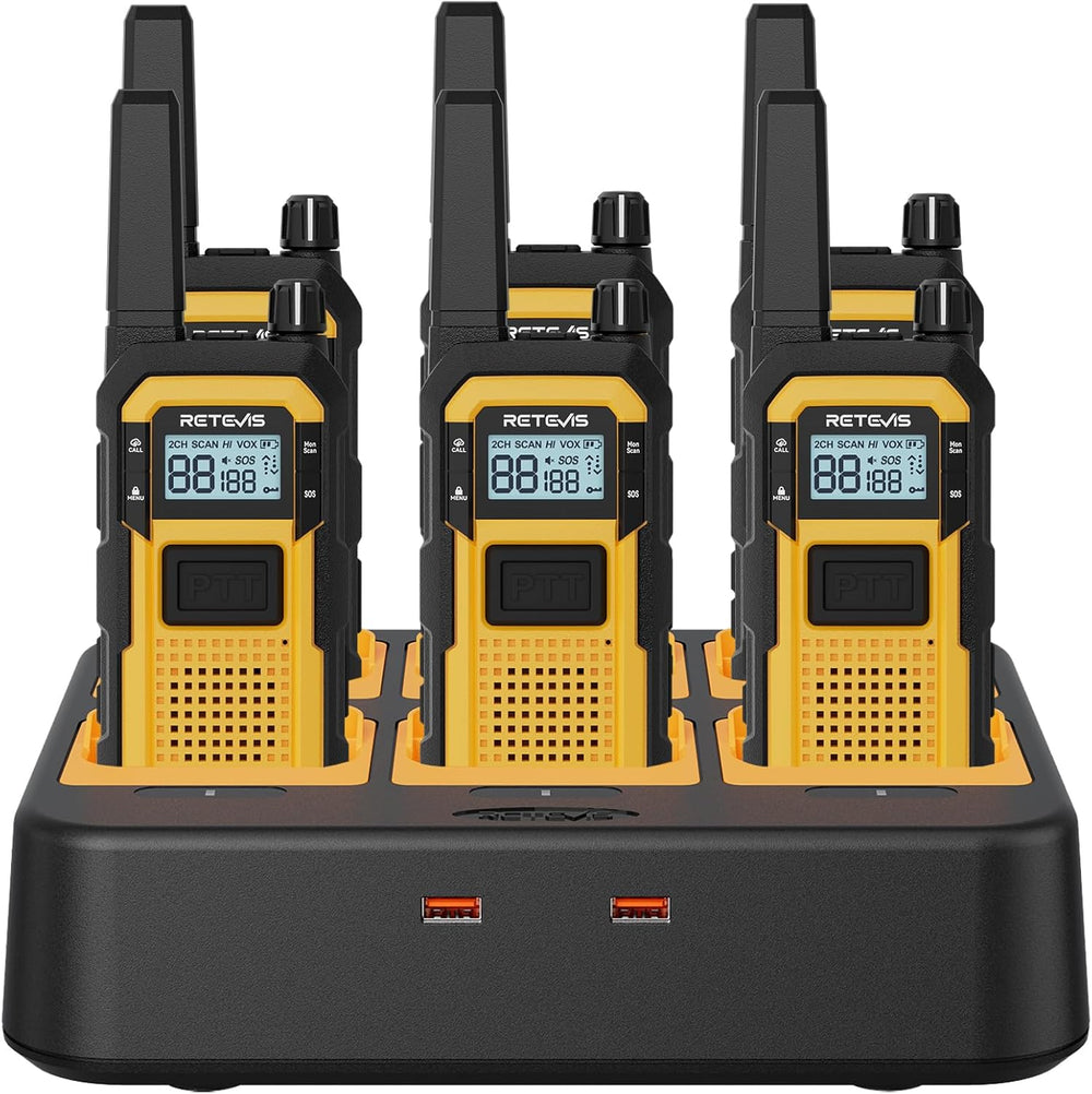 Retevis RB48 Walkie Talkies for Adults, Heavy Duty 2 Way Radios Long Range