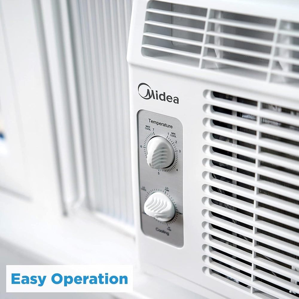 Midea 5,000 BTU EasyCool Small Window Air Conditioner - Cool up to 150 Sq. Ft...