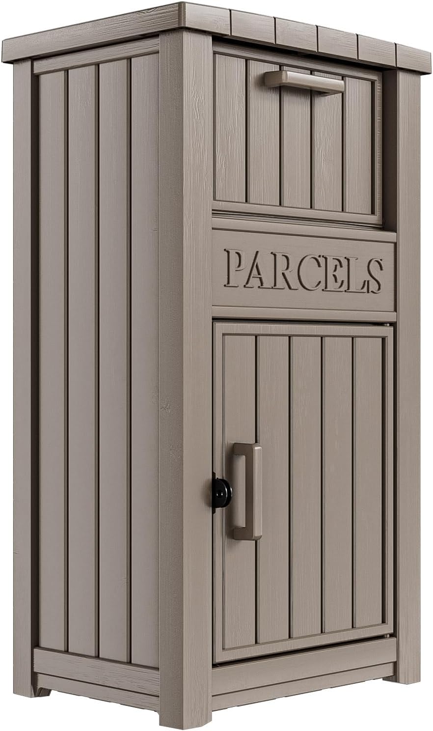 Package Delivery Box for Outside, Large Parcel Drop Box with Lockable Secure,...
