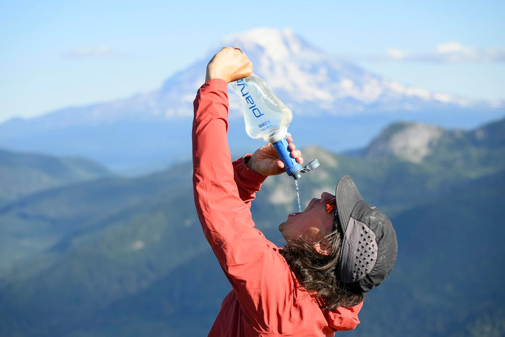 Platypus Quickdraw Ultralight 1 Liter Backpacking Water Filter System