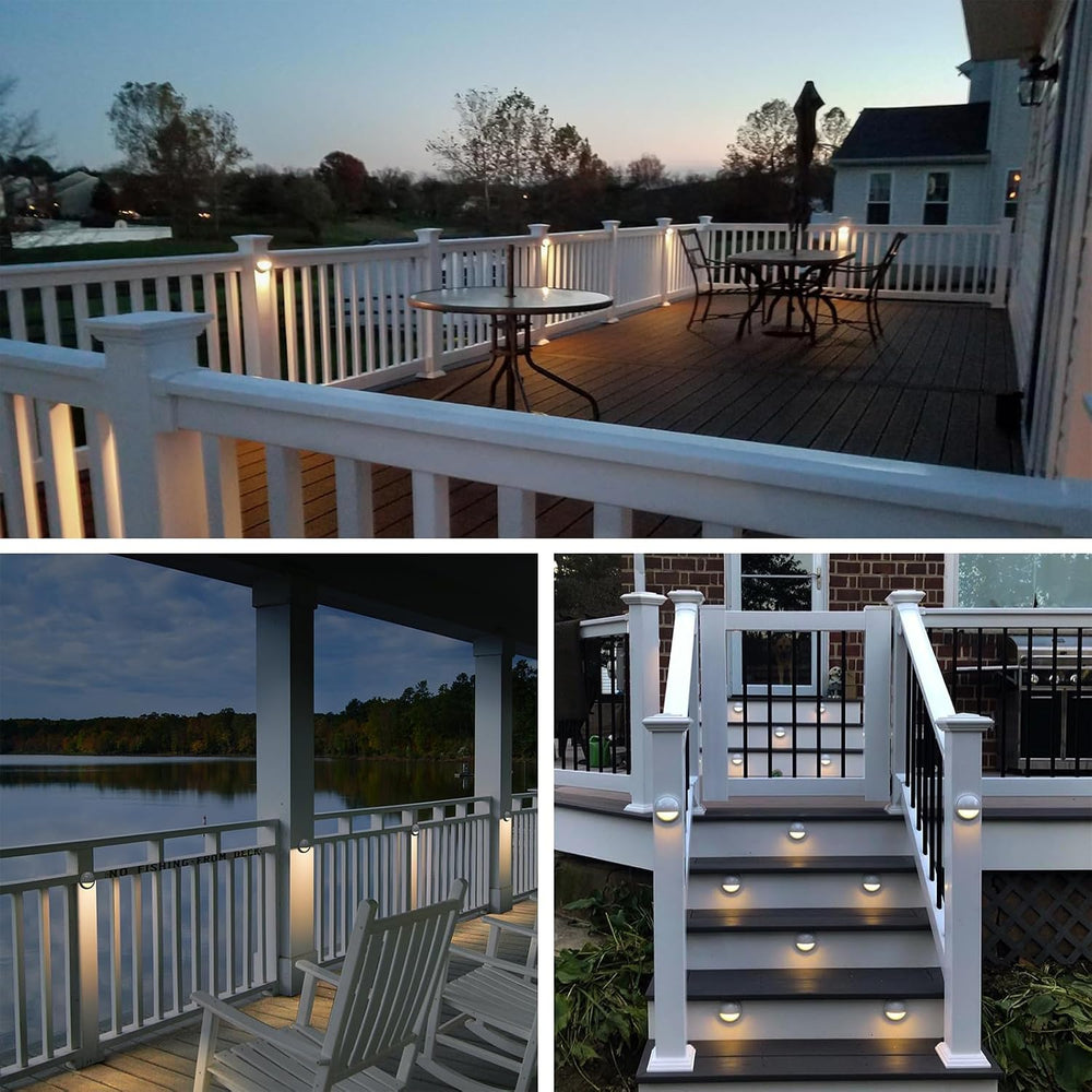 GKOLED Landscape Deck Light, Low Voltage 12V AC/DC Outdoor Patio Lighting, LE...