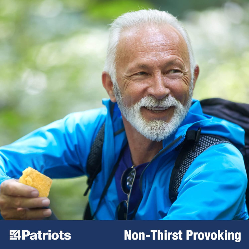 4Patriots Emergency Food Bars: Non-Perishable S.O.S Ration Designed to Last 5...