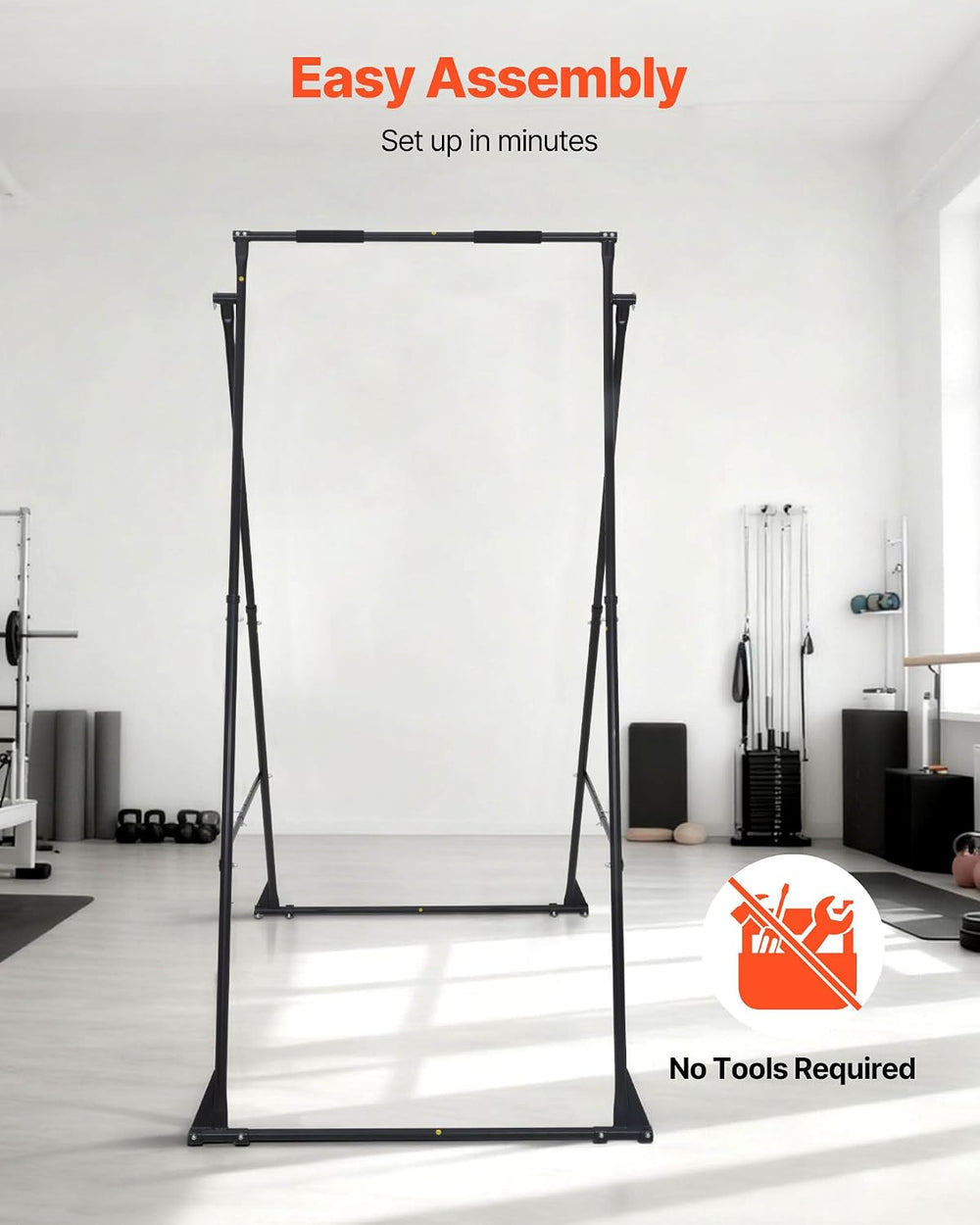 VEVOR Aerial Yoga Frame & Hammock, 551.15 lbs Load Capacity, 9.68 ft Heig...