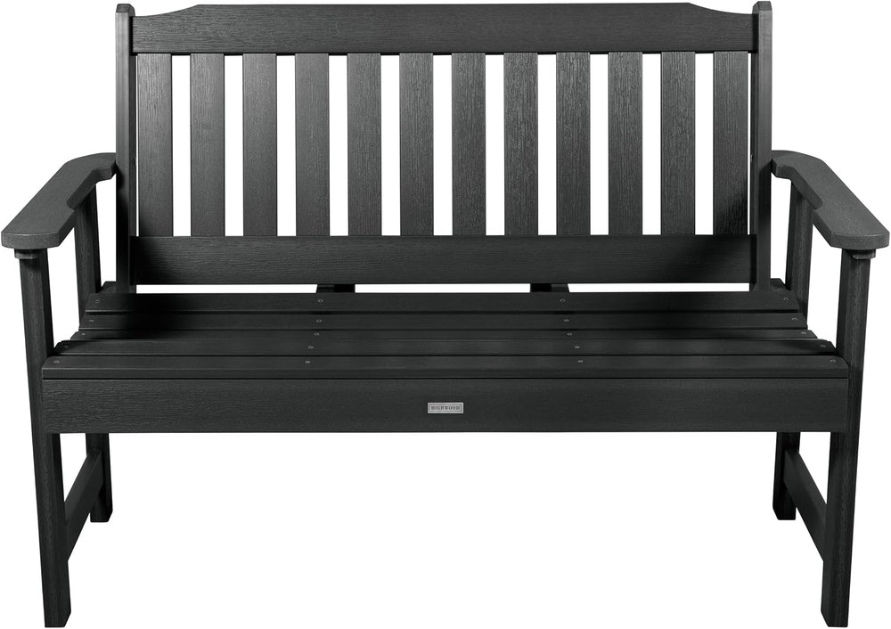 Highwood AD-BENW2-BKE Lehigh Garden Bench, 4 Feet, Black