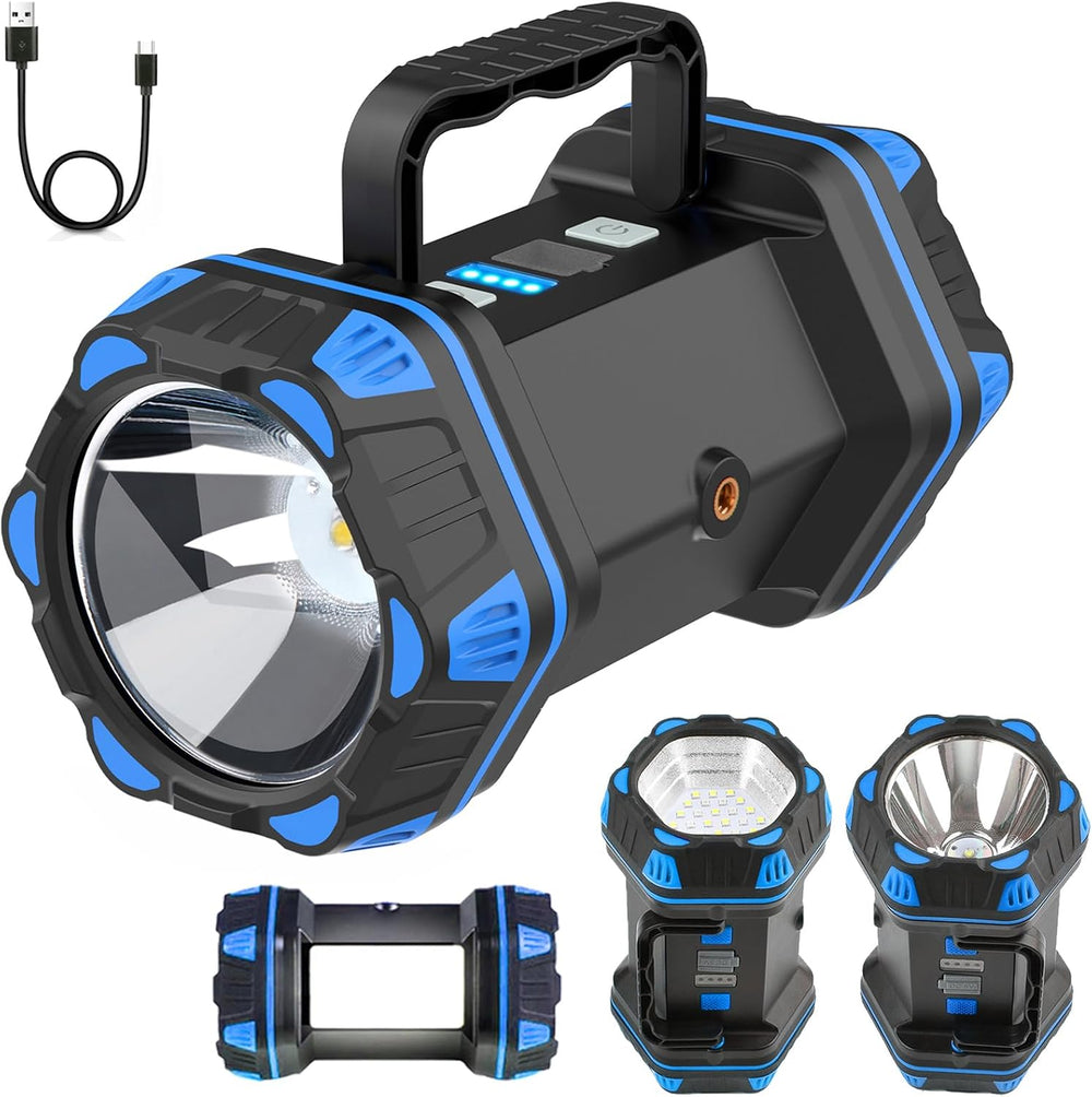 Led Camping Lantern Rechargeable, Camping Flashlight 1500LM, 8 Light Modes, C...