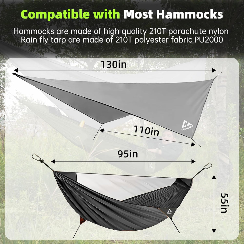Camping Hammock Mosquito Net with Rain Fly