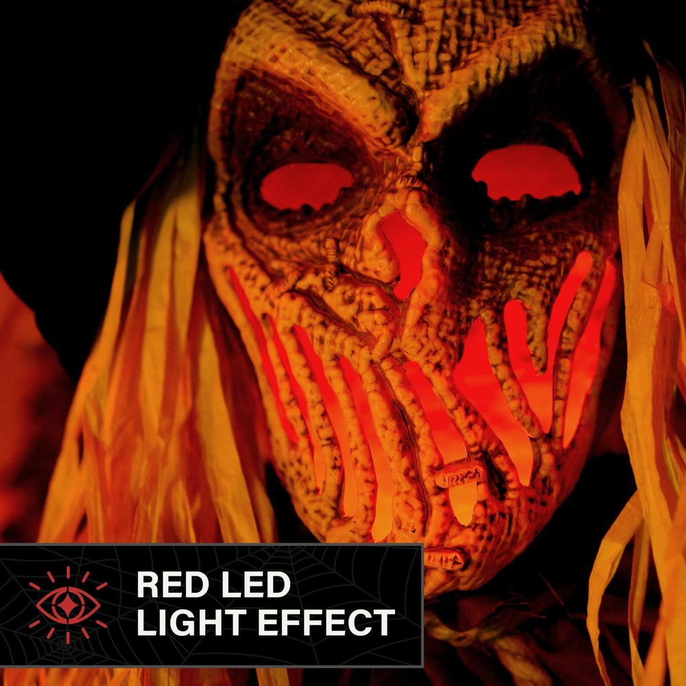 Haunted Hill Farm 7.9-Ft. Raising Scarecrow Halloween Animatronic