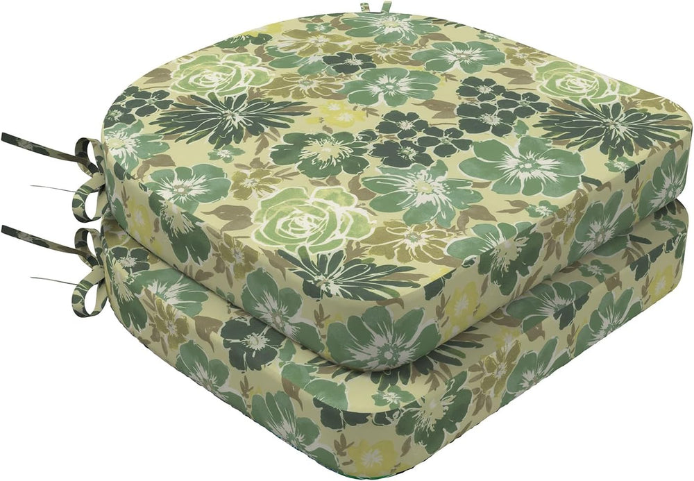 DYTXIII Outdoor Chair Cushions Set of 2, 19"x19"x2.5" Water Re...