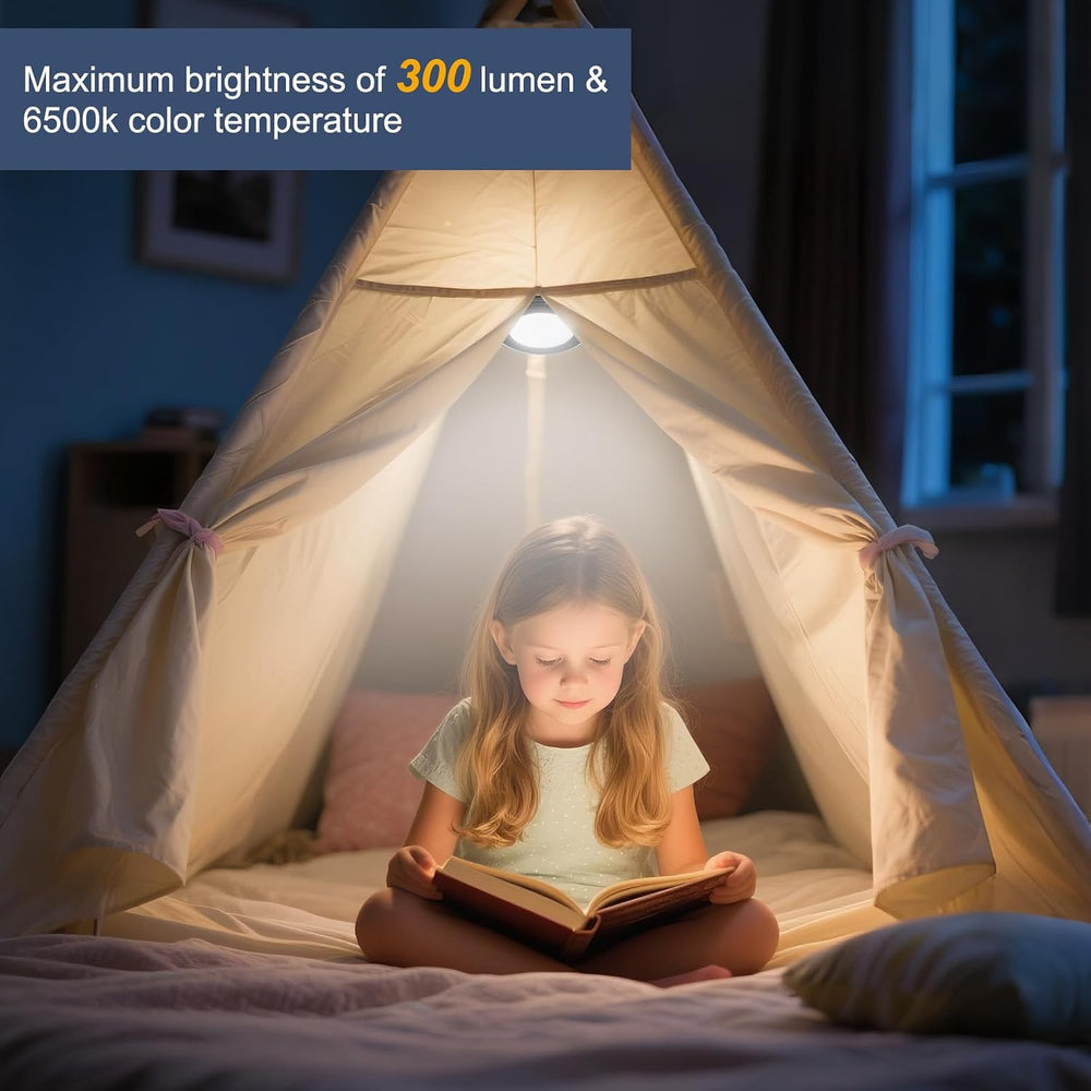 Vitnucrol LED Patio Umbrella Lights with Remote, 4000mAh Rechargeable | Porta...