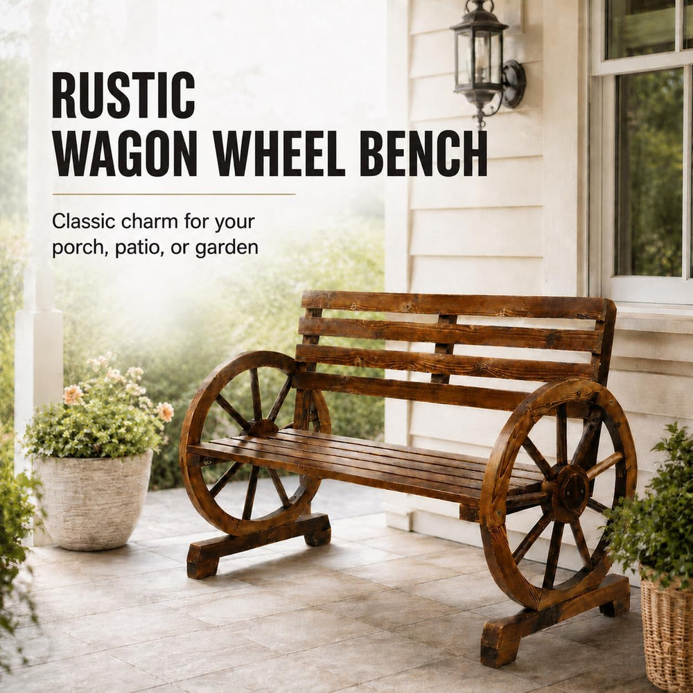 41" Wood Outdoor Bench, Outside Benches for Garden,Patio,Front Porch, Pa...