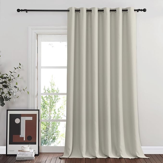 NICETOWN Blackout Curtains for Sliding Glass Door Room Divider Noise Reduce C...