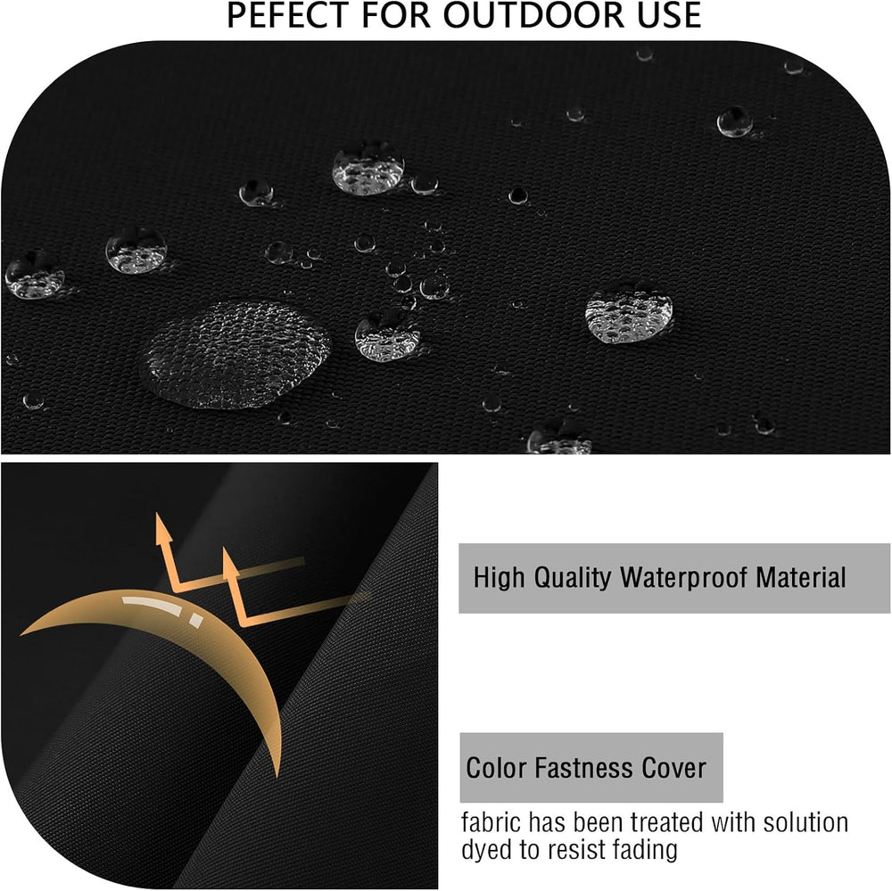 idee-home Outdoor Chair Cushions Set of 4, Waterproof Outdoor Seat Cushions