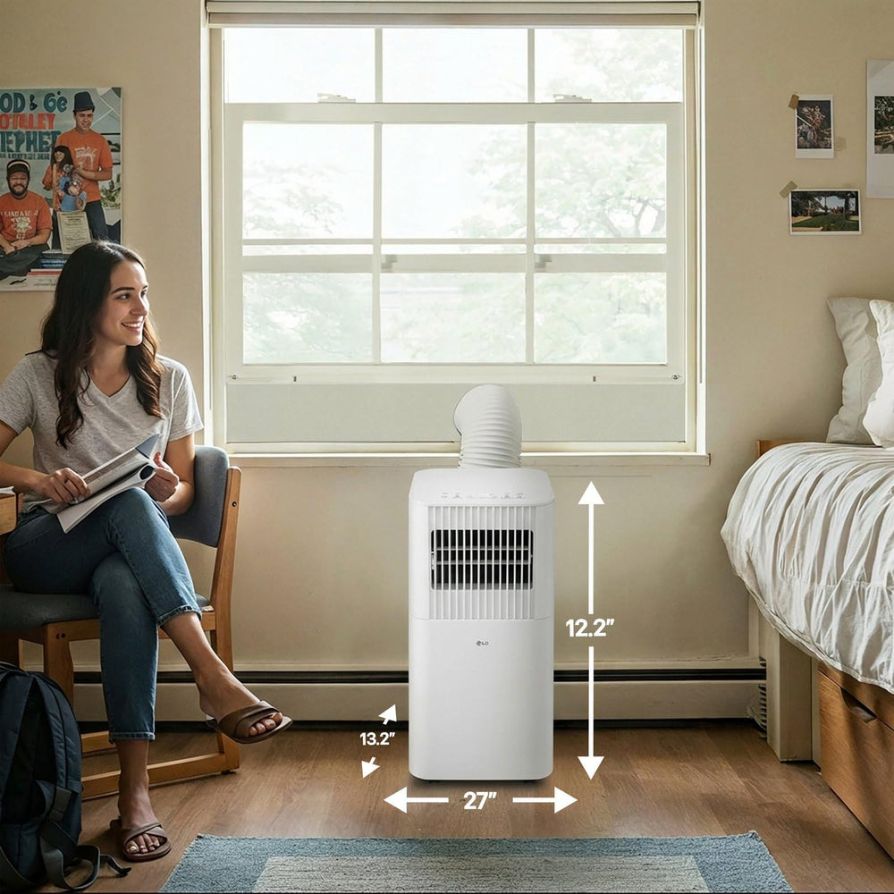 LG 6,000 BTU (DOE) / 8,000 BTU (ASHRAE) Portable AC with Fan and Remote