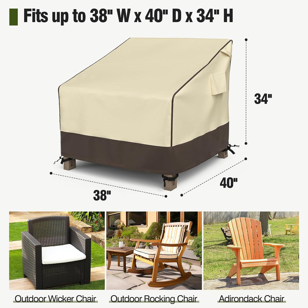 MR. COVER Patio Chair Covers Waterproof, Outdoor Furniture Covers for Rocking...