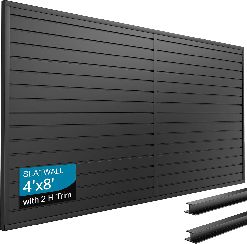 Slat Wall Paneling 4x8 Ft, Slatwall Garage Organizer Storage System