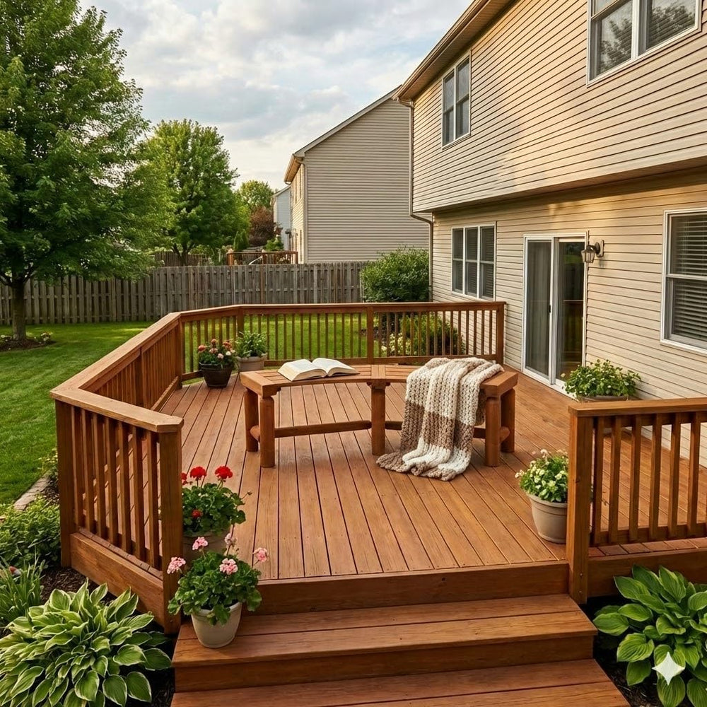 Outdoor Curved Backless Porch Bench, Cedar/Fir Wood Fire Pit Bench, Brown