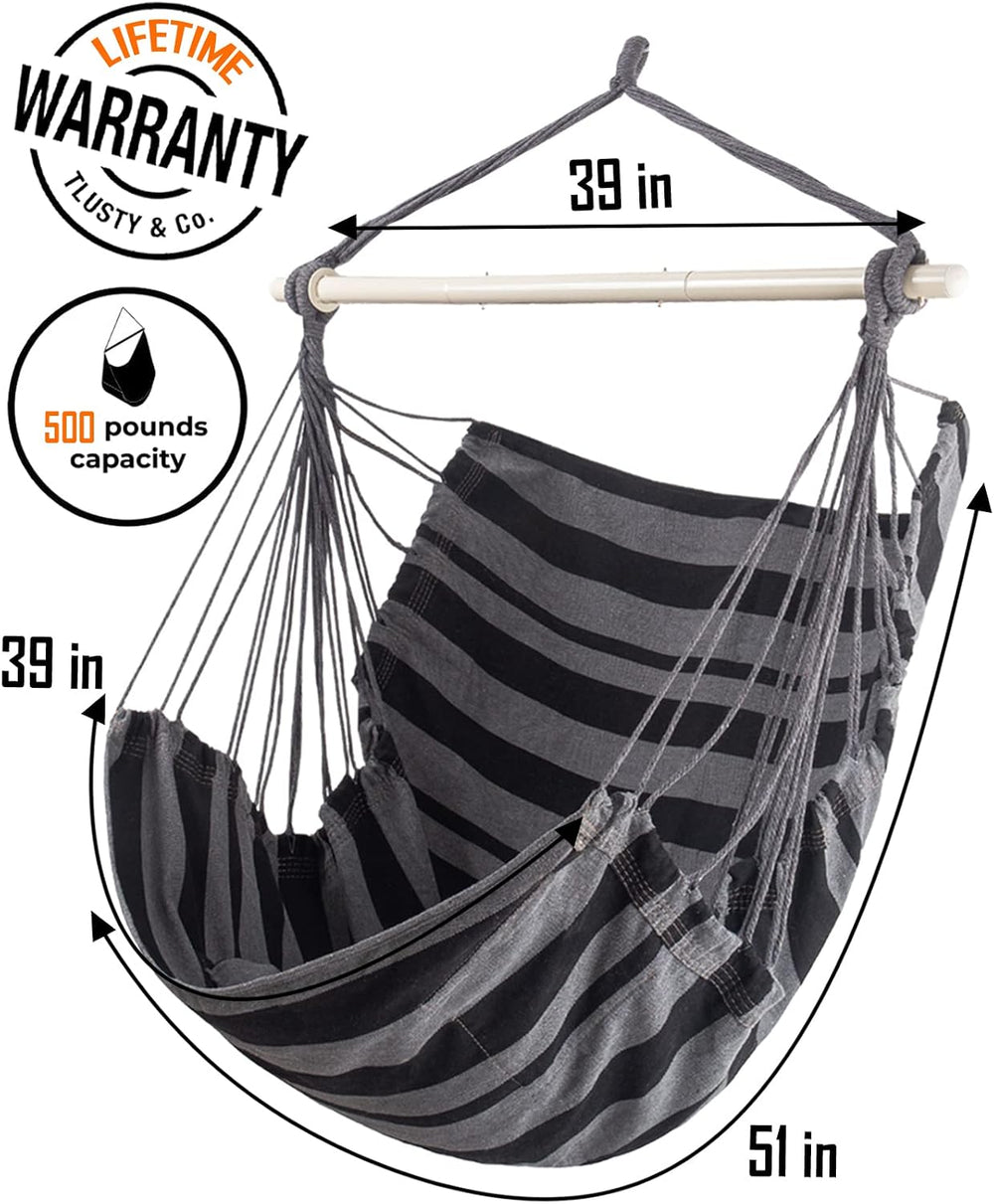 Lulladle Hammock Chair Hanging Rope Swing - Hammock Chair Bedrooms - Swing Ch...