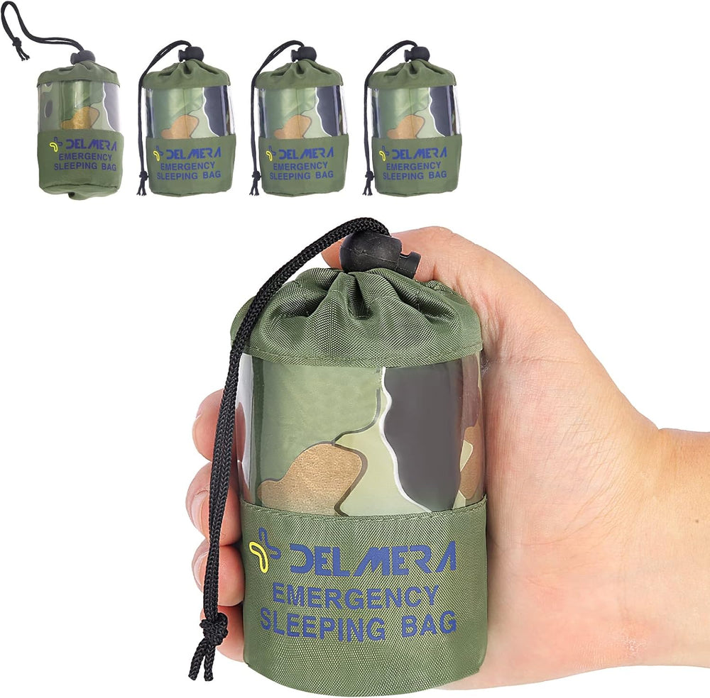 Emergency Sleeping Bag, Lightweight Survival Sleeping Bags Waterproof Thermal...