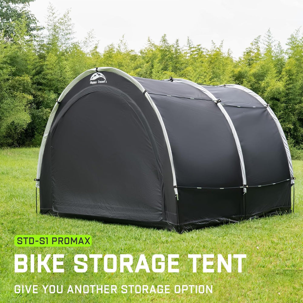 Happy Travel Outdoor Waterproof Bike Storage Tent Shed for 2/3/4/6/8 Bikes