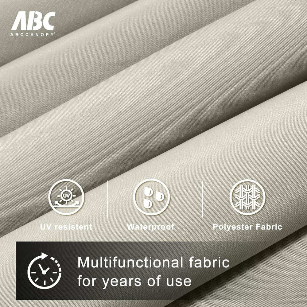 ABCCANOPY 10FT Cantilever Offset Hanging Patio Umbrella
