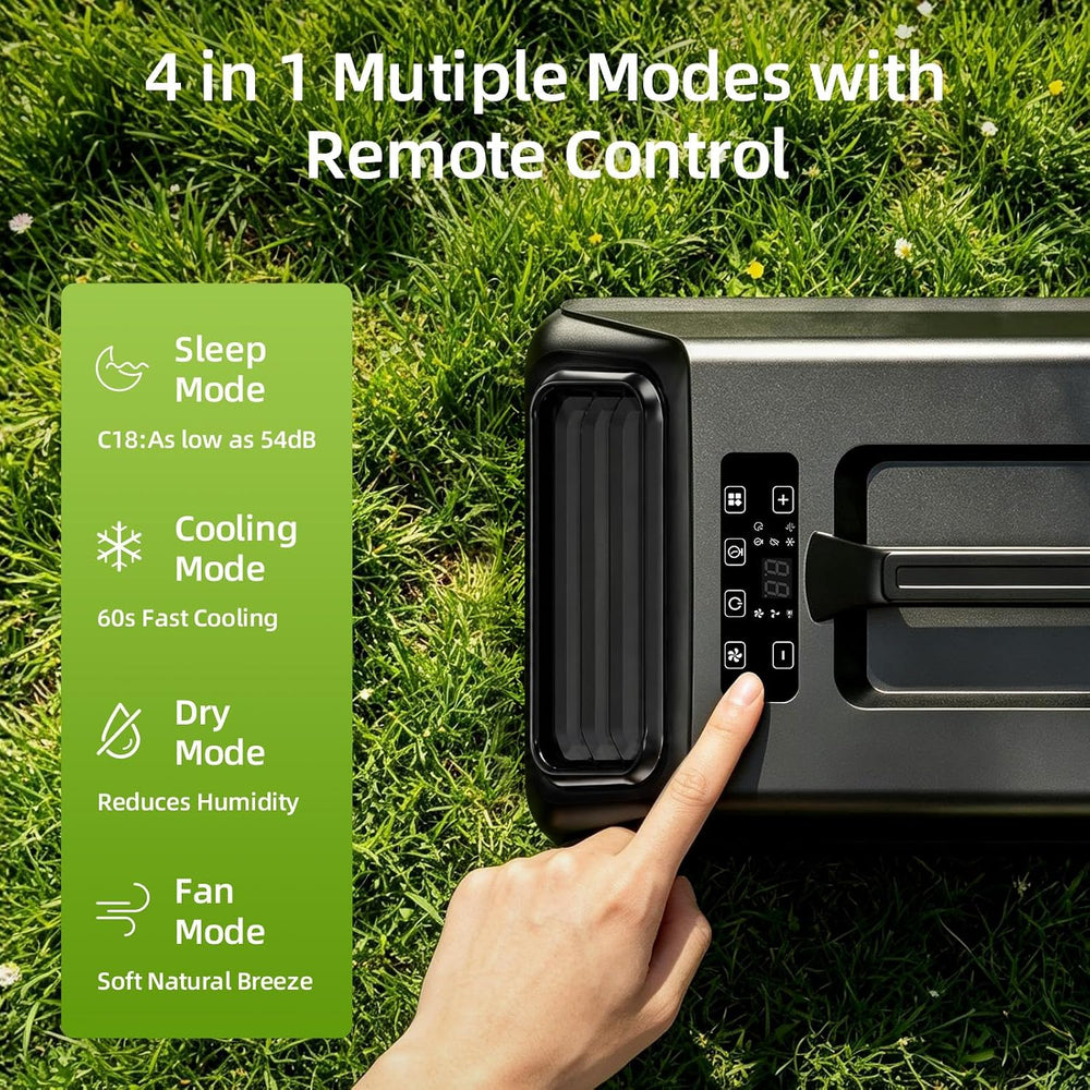 7000 BTU Portable Camping Air Conditioner.4-in-1Tent AC Unit Fast cooling.