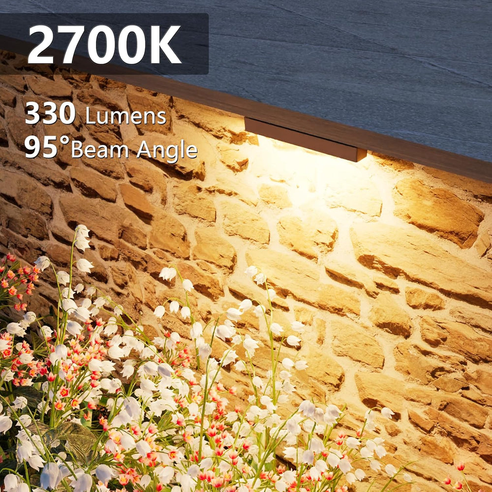 VOLISUN 7 Inch Retaining Wall Lights, 2700K Hardscape Lighting, 12 Pack | IP6...