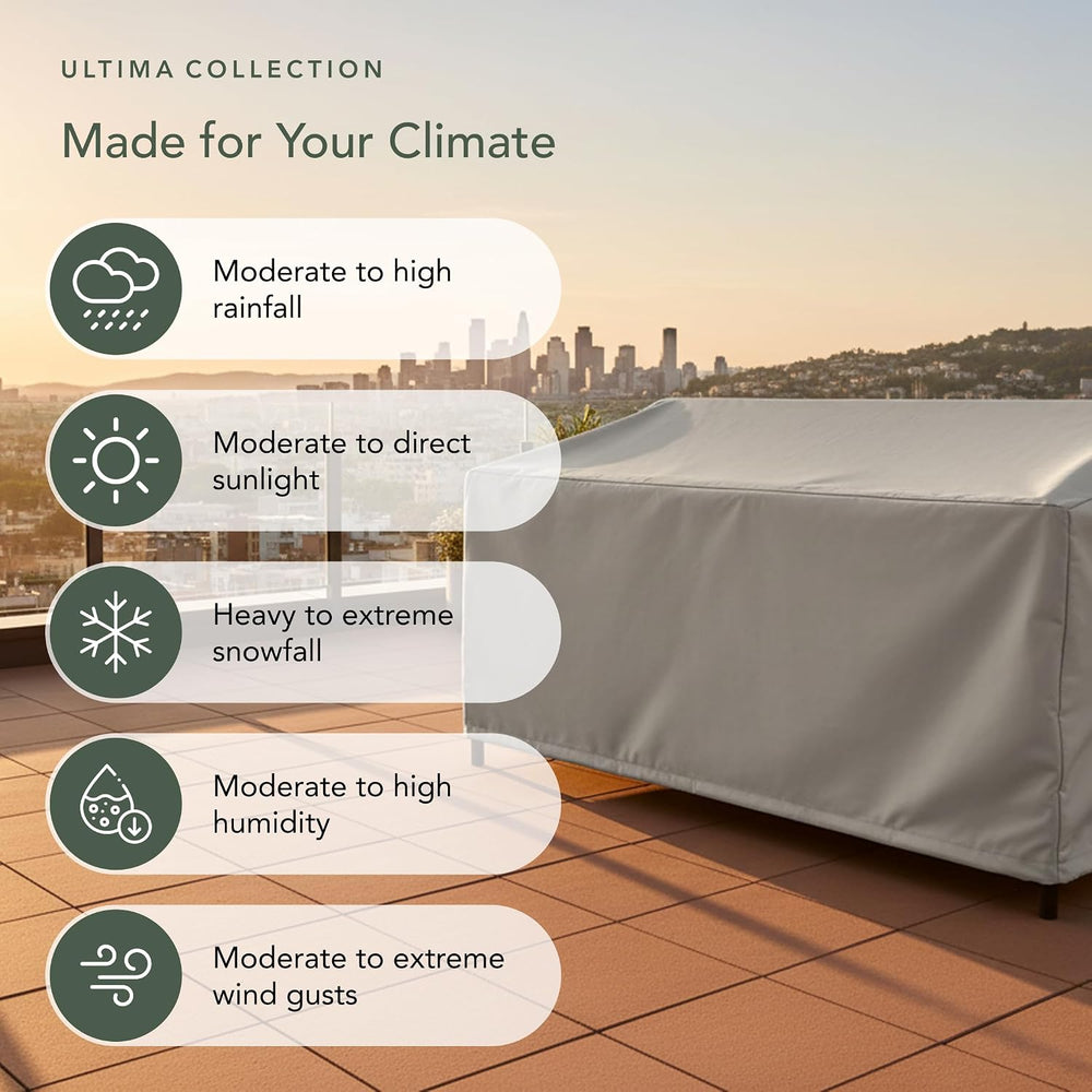 Covermates Ultima Outdoor Sofa Cover - 82"W x 40"D x 40"H - Al...