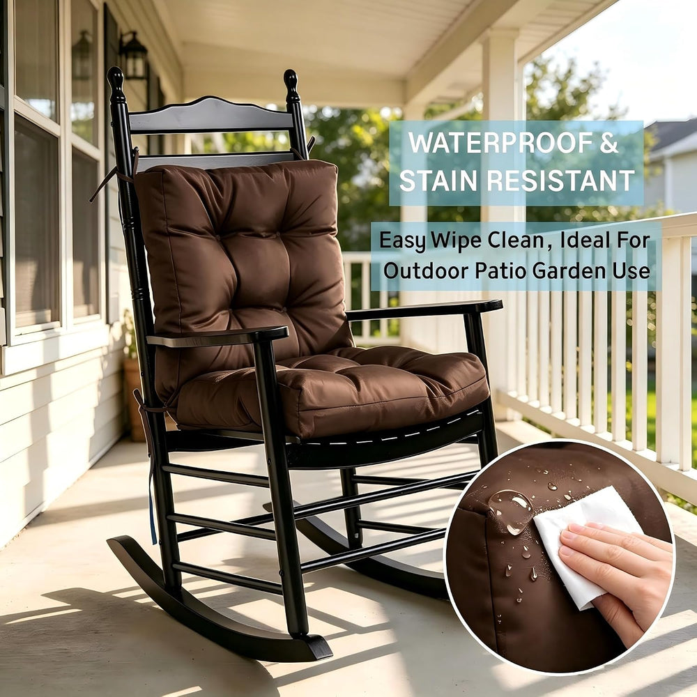 QILLOWAY Outdoor Chair Cushion for Patio Furniture, Waterproof Patio Cushions...