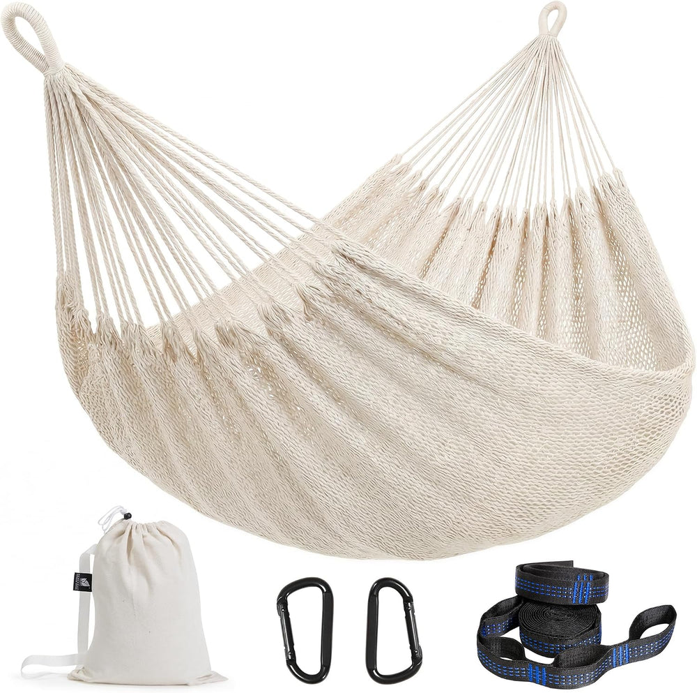 Hammocks Hammock Without Stand, Tree Hammock for Outside, Beige