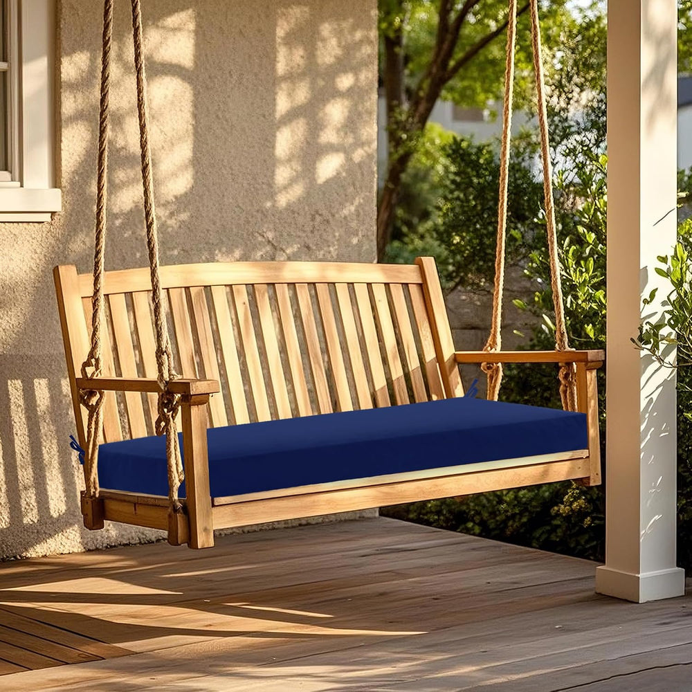 Outdoor Bench Cushion Waterproof 48"x18" – Fade-Resistant Patio Fur...