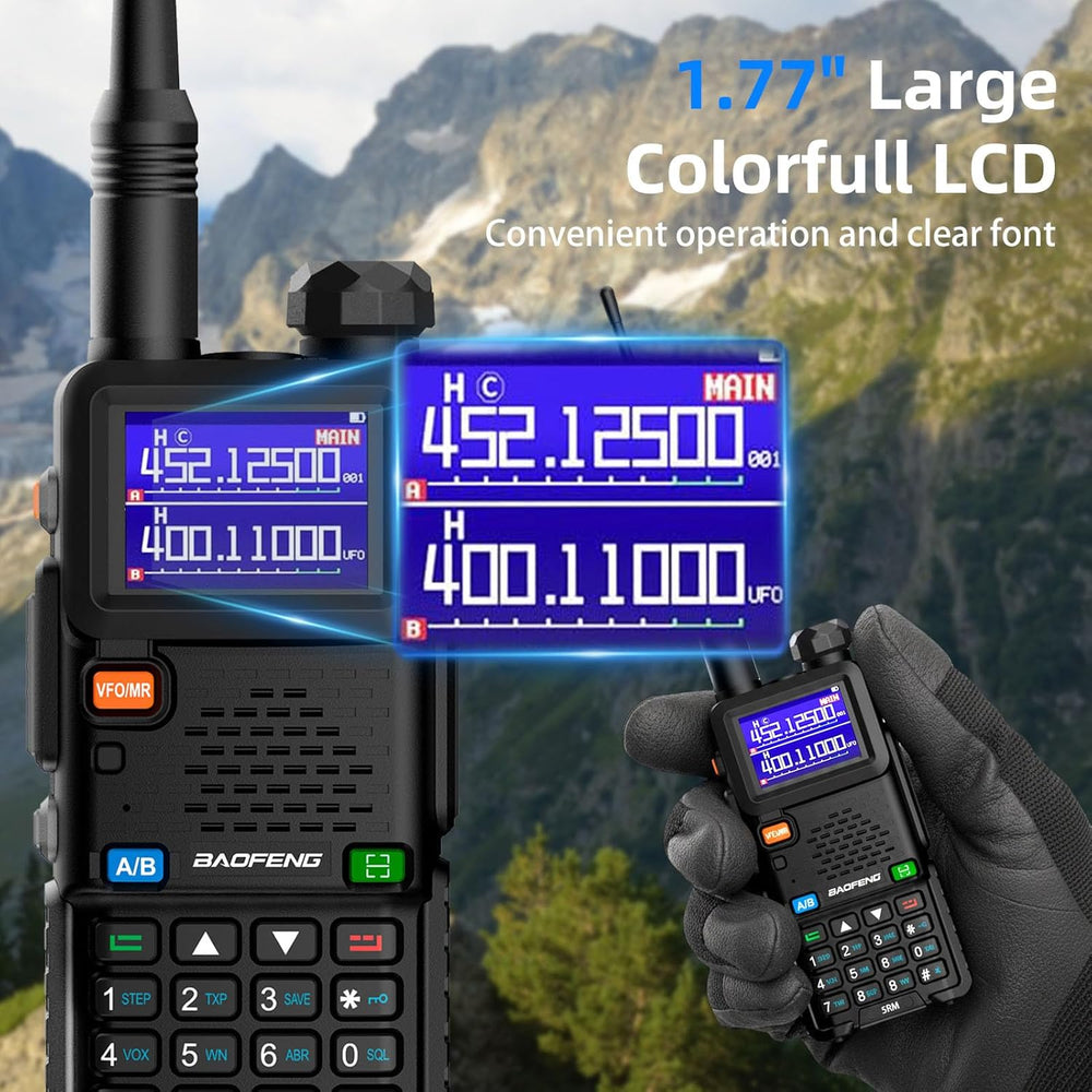 Baofeng Radio UV-5RM Ham Radio Handheld UV5R Walkie Talkies Long Range