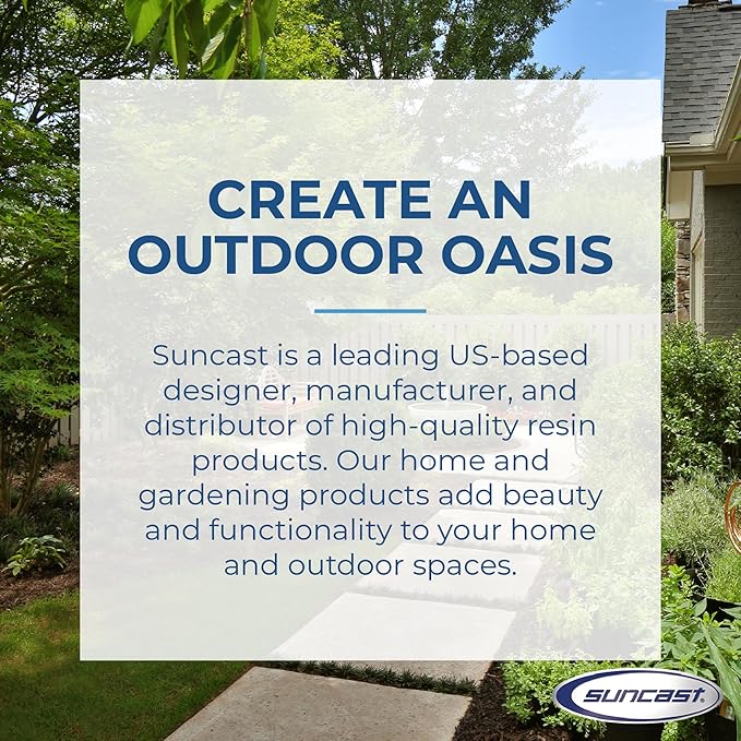 Suncast 2 Pack 22 Gallon Indoor or Outdoor Backyard Patio Small Storage Deck ...
