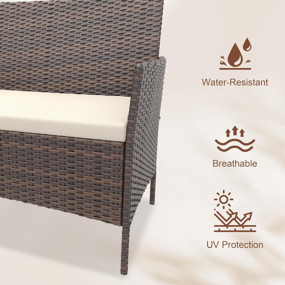 4 Piece Outdoor Patio Furniture Set