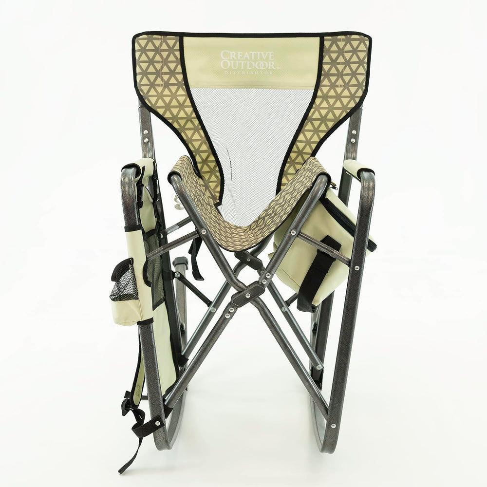 Creative Outdoor Collapsible Folding Rocking Director Chair | Camping Picnic ...
