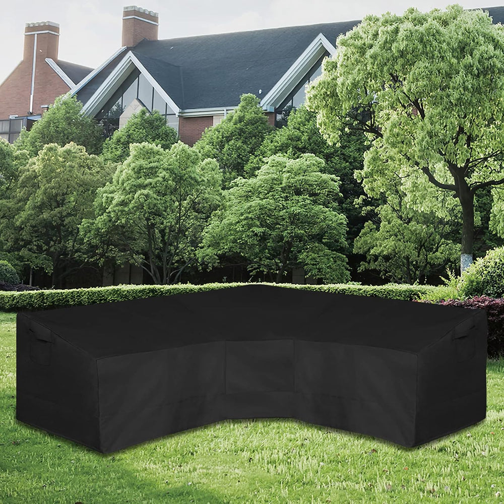 Easy-Going 600D Patio V-Shaped Sectional Sofa Cover 89" L(on Each Side)