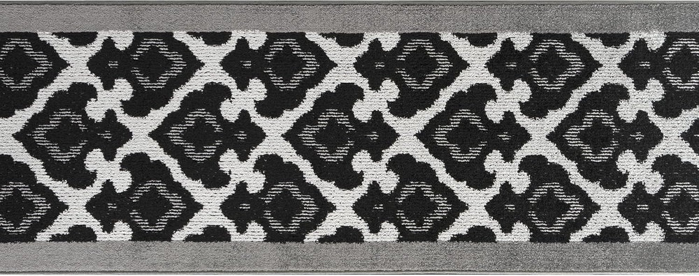Custom Length Cut to Size Fleur de Lis Inspired Carpet Runner Rug for Hallway...