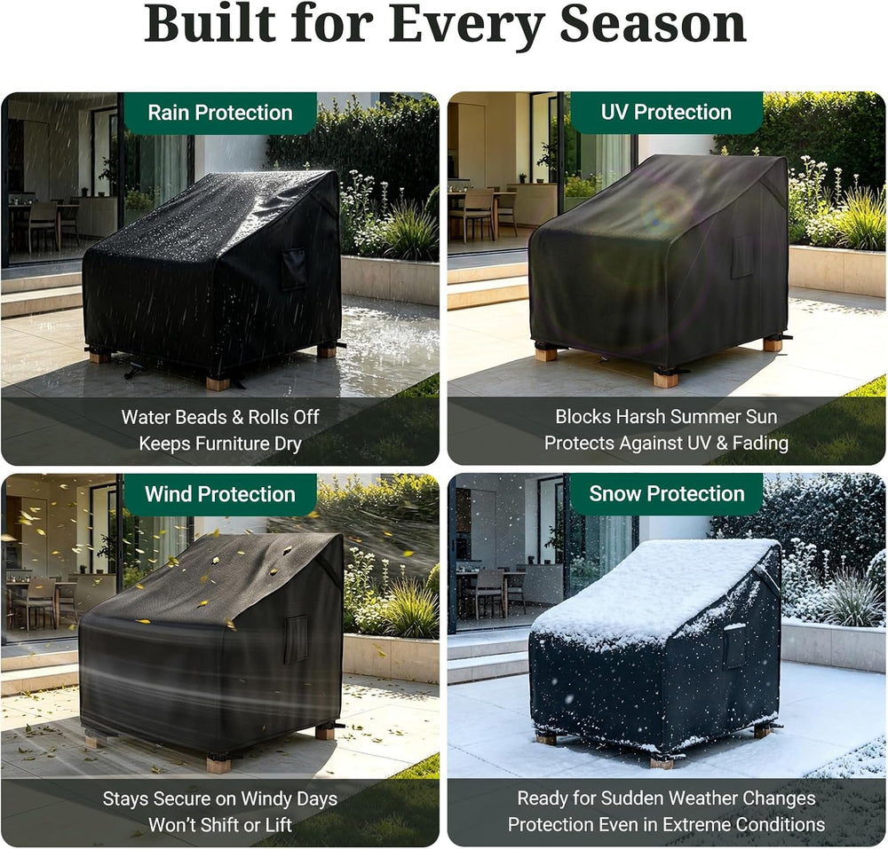 MR. COVER Outdoor Chair Covers Waterproof, Patio Furniture Covers for Rocking...