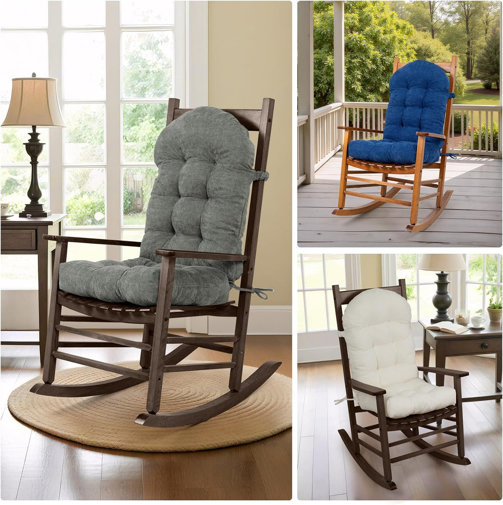 Rocking Chair Cushion 44x19x4 Non-Slip Indoor Adirondack Chair pad